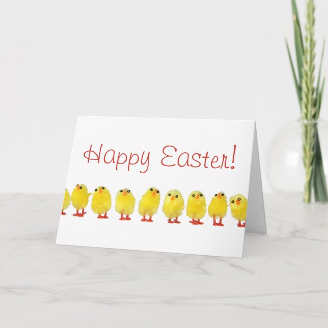Little Oaster Chicks Card Feiertagskarte (Vorderseite)
