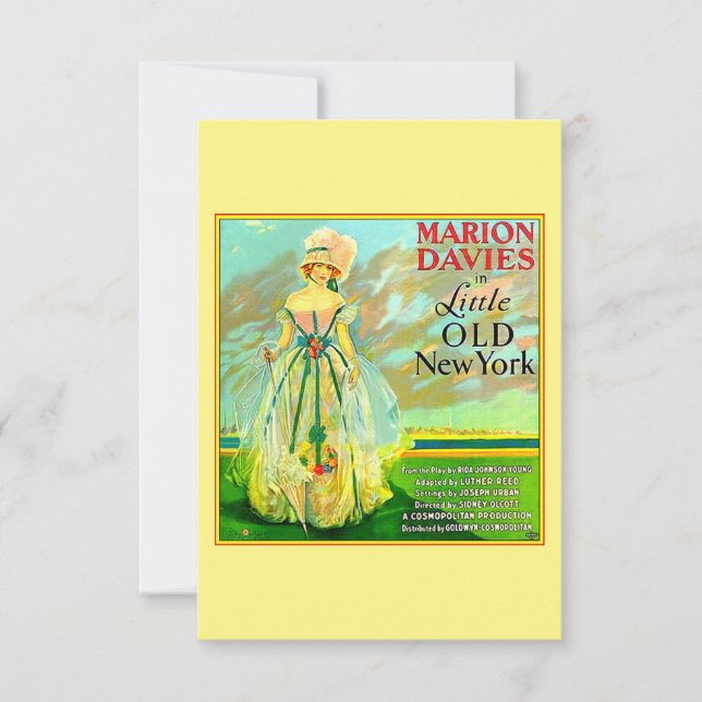 Little Old New York Poster Dankeskarte (Vorderseite)