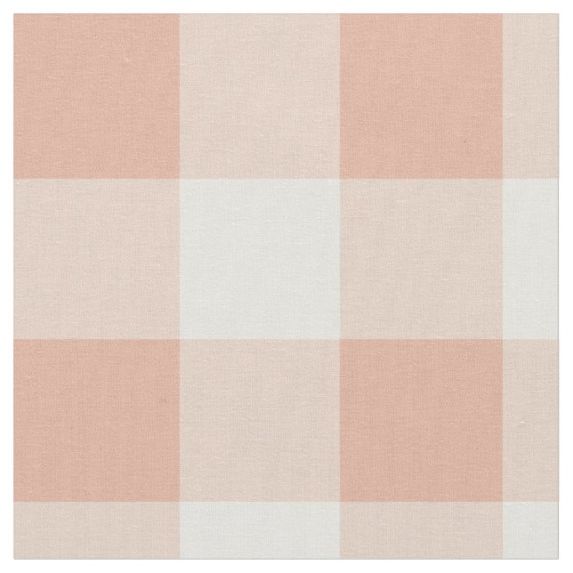 Little One Buffalo Check - dusty apricot Stoff (Nahaufnahme)