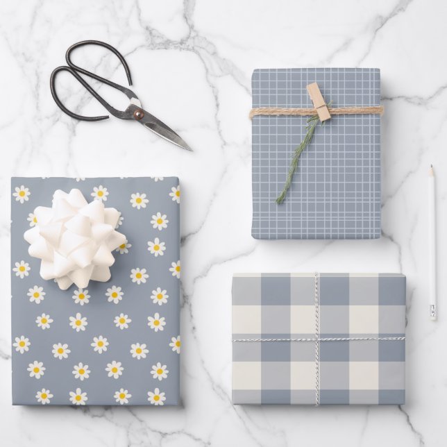 Little One Collection - staubgrau  Geschenkpapier Set (Vorderseite)