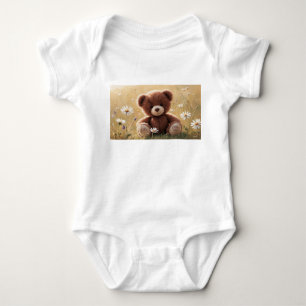 Little One - Niedliches Teddy Bären-Design für Bab Baby Strampler