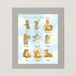 Little One, You Are Loved – Storybook Declaration Poster