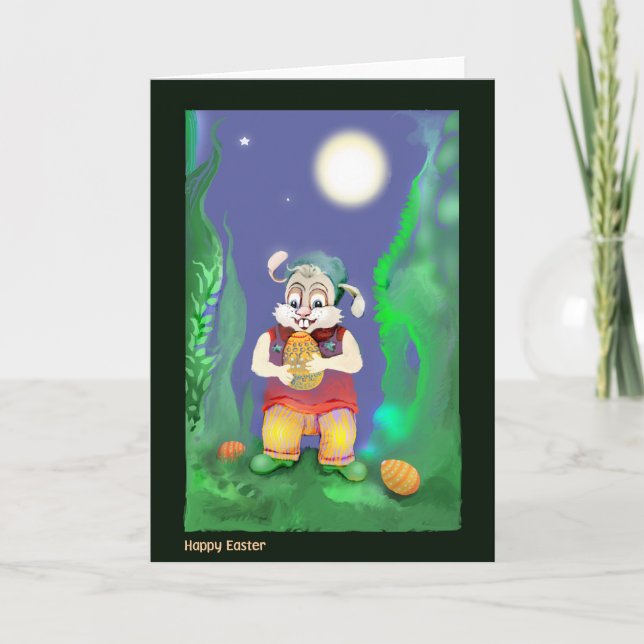 *Little Ostern bunny* Feiertagskarte (Vorderseite)