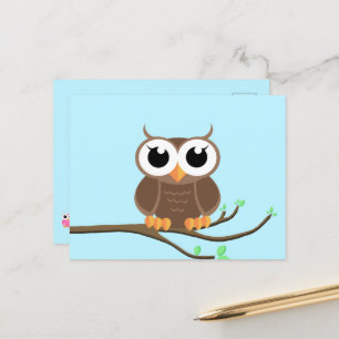 Little Owl - leere Postkarte