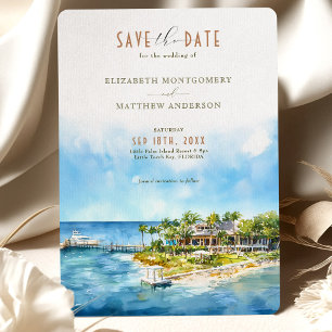 Little Palm Island Resort Florida Save the Date Einladung