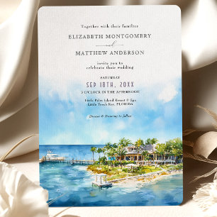 Little Palm Island Resort Florida Wedding Einladung