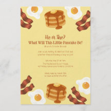 Little Pancake Brunch Theme Gender Reveal