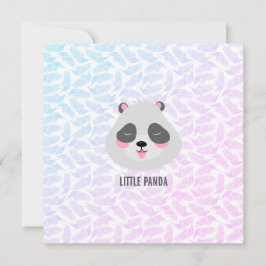 Little Panda Flat Card