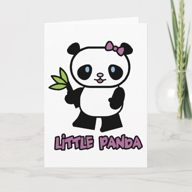 Little Panda Karte (Vorderseite)