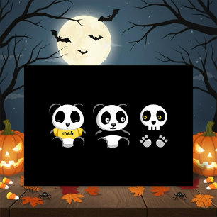 Little Pandas in the Dark Blank Karte