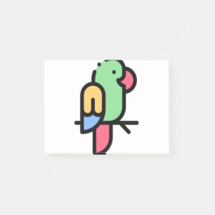Little Parrot Post-it Klebezettel