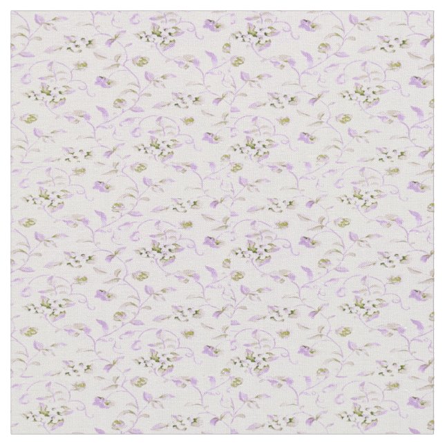 Little Pastel Lila Floral Stoff (Nahaufnahme)