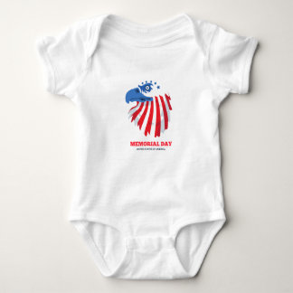 Little Patriot: Gedenktag Baby Strampler