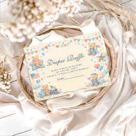 Little Patriot Welcome Diapper Raffle Begleitkarte