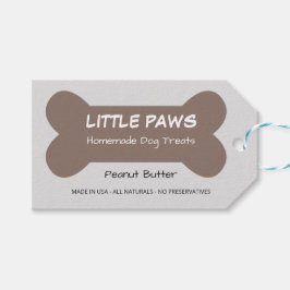 Little Paws Selbstgemachte Hundeleckerlis Geschäft Geschenkanhänger