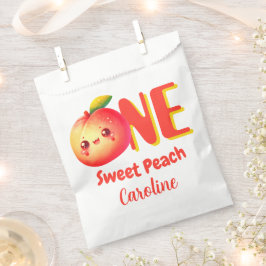 Little Peach Cute First Birthday Geschenktütchen