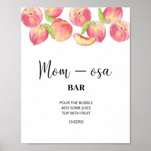 Little peach \ Mama-osa Bar Poster