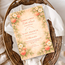 Little Peach on the Way Baby Shower