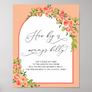 Little Peach Wie groß ist Mommy's Bauch Poster