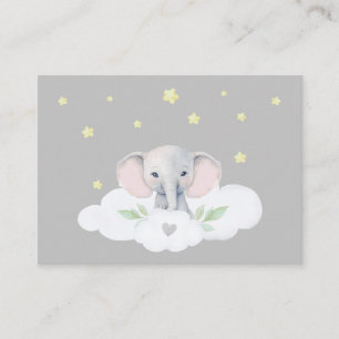 Little Peanut Baby Shower Guessing Game Cards Grau Begleitkarte