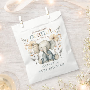 Little Peanut Blue Baby Elephant Baby Dusche Geschenktütchen