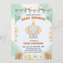 Little Peanut Dreams - Elephant Baby Shower