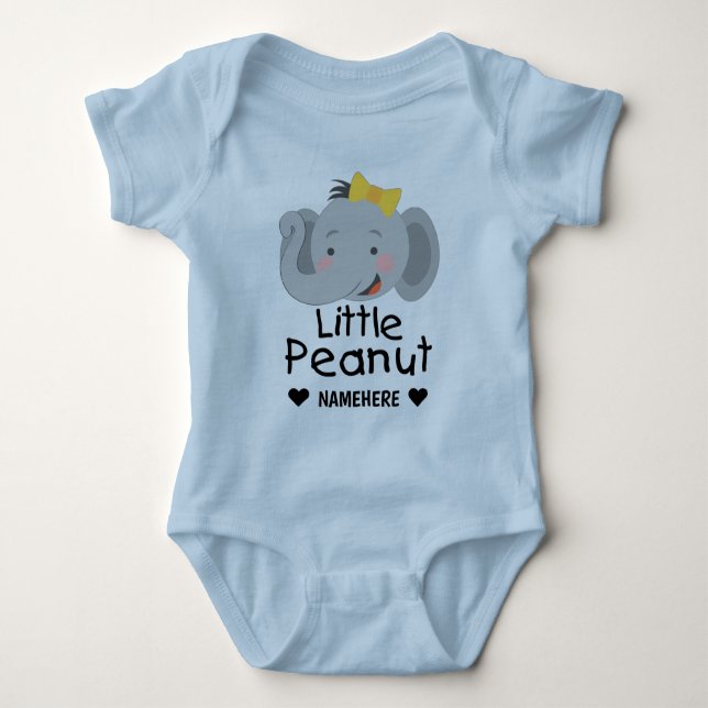 Little Peanut Elephant Baby Strampler (Vorderseite)