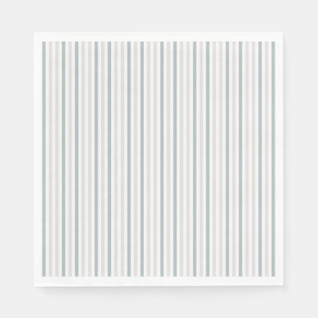 Little Peanut Elephant Blue Striping Baby Dusche Serviette (Vorderseite)