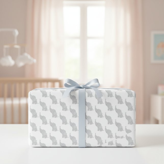 "Little Peanut" Elephant Gift Wrap Geschenkpapier Set ("Little Peanut" Elephant Gift Wrap)