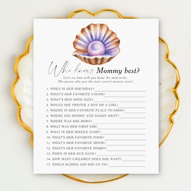 Little Pearl Muschel - Wer kennt das beste Spiel d (Von Creator hochgeladen)