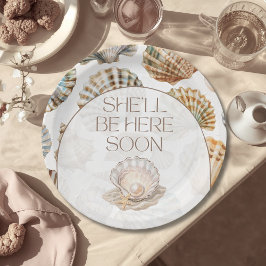 Little Pearl Under The Sea You Soon Baby Shower Pappteller