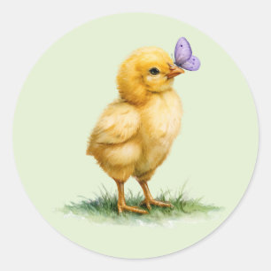 Little Peep & Co. Baby-Feier Runder Aufkleber