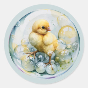Little Peep & Co. Baby-Feier Runder Aufkleber