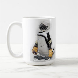Little Penguin Wearing Hockey Gear Reisebecher