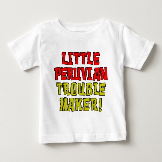 Little Peruvian Trouble Maker Baby T-shirt (Vorderseite)