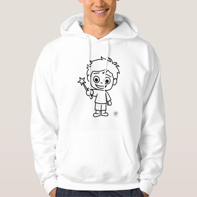 Little Phiri und Zauberstab Hoodie (Vorderseite)