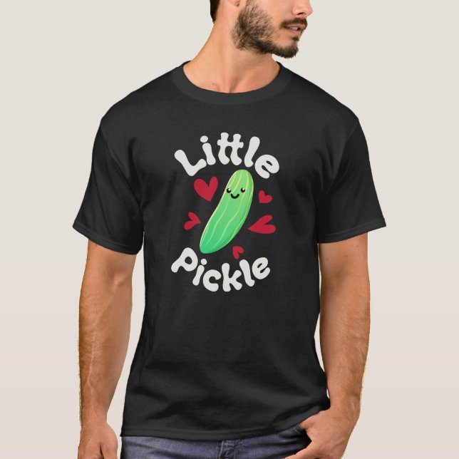 Little Pickle Niedlich Funny Pickle Lover T-Shirt (Vorderseite)