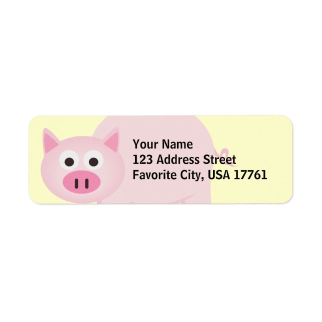 Little Piggy Address Labels (Vorne)