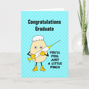 Little Pinch Egghead Nurse Abschluss Card Dankeskarte