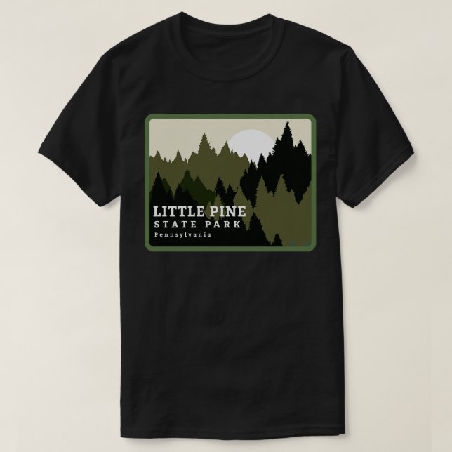 Little Pine Staat Park Pennsylvania Forest Sunrise T-Shirt (Design vorne)