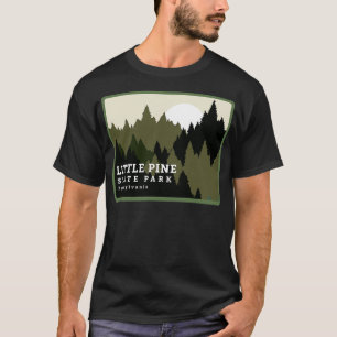 Little Pine State Park Pennsylvania Wald Sonnenauf T-Shirt