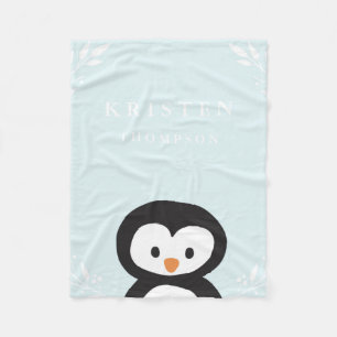 Little Pinguin Fleece Blanket