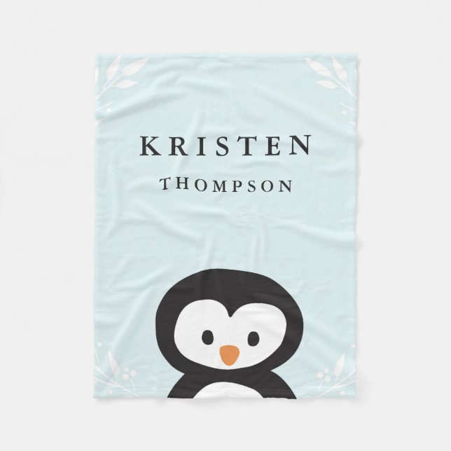 Little Pinguin Fleece Blanket (Vorderseite)