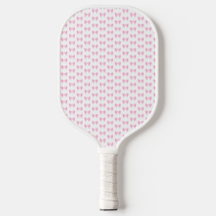 Little Pink Bow Girl Ladys Girly Birthday Pickleball Schläger