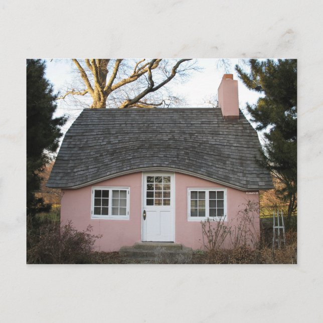Little Pink House Postkarte (Vorderseite)