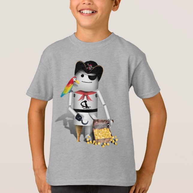 Little Pirate Robo-x9 T-Shirt (Vorderseite)