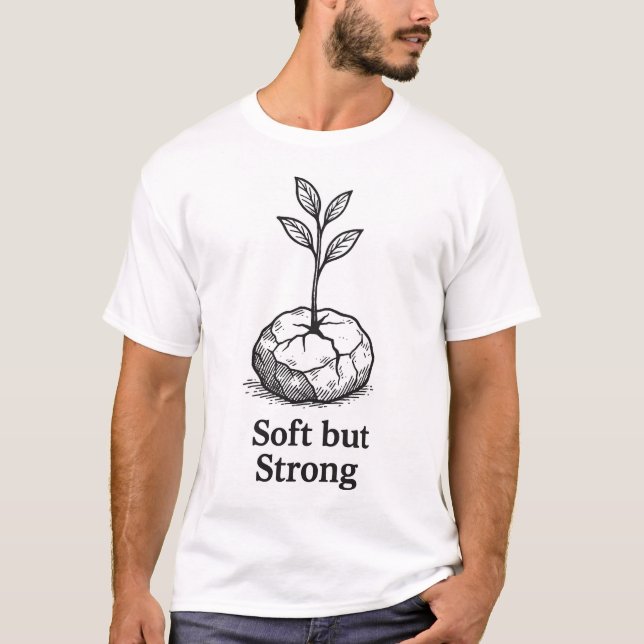 Little Plant Planting on soil, T-Shirt Design (Vorderseite)