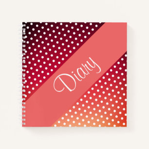 Little Polka-Dot-Diary-Notebook Notizbuch