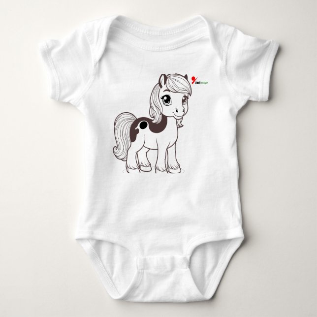 Little Pony Baby Bodysuit Baby Strampler (Vorderseite)