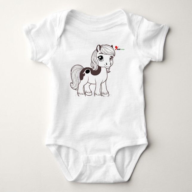Little Pony Baby Bodysuit Strampler (Vorderseite)